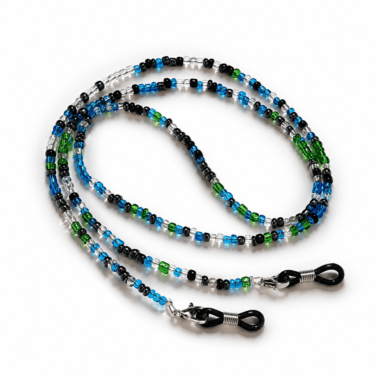 Chaîne de Lunettes - Perles Bleues