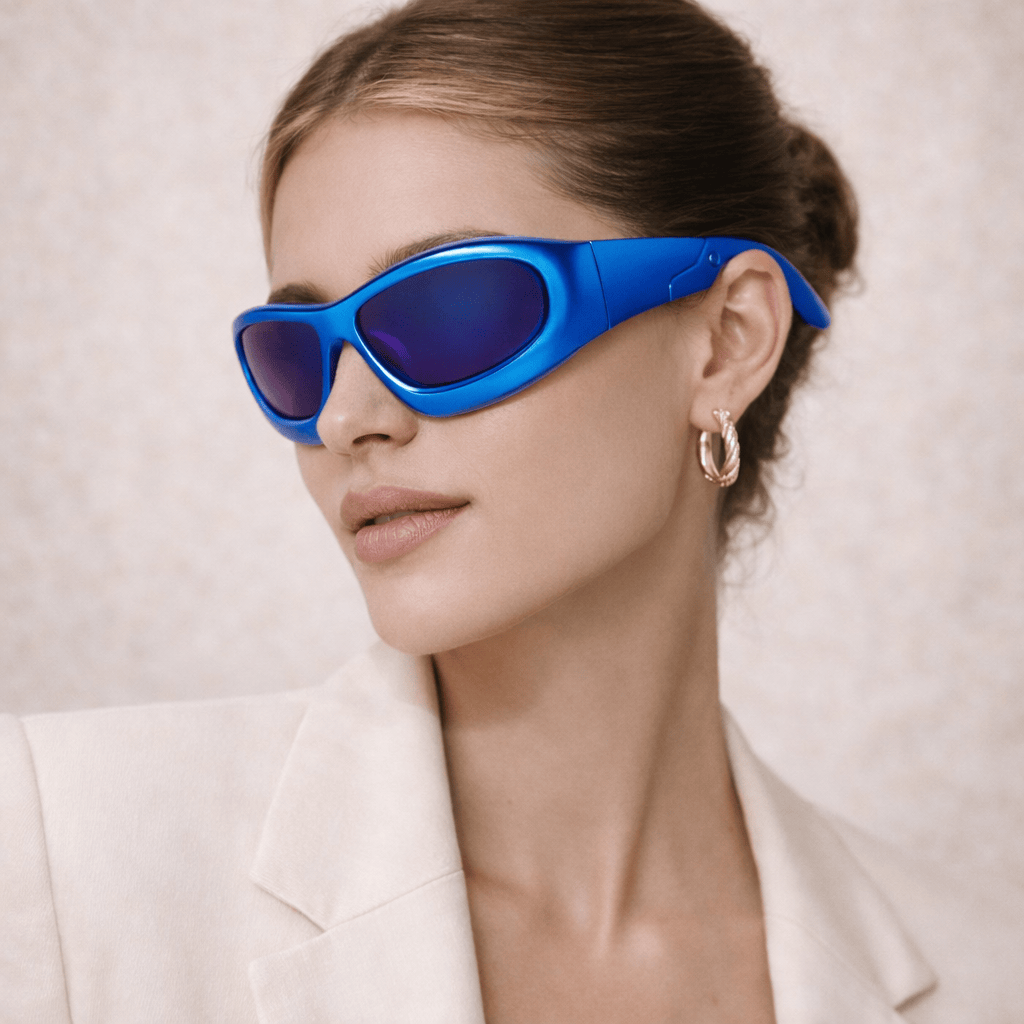 Lunettes de Soleil - Nova Bleue Futuristes