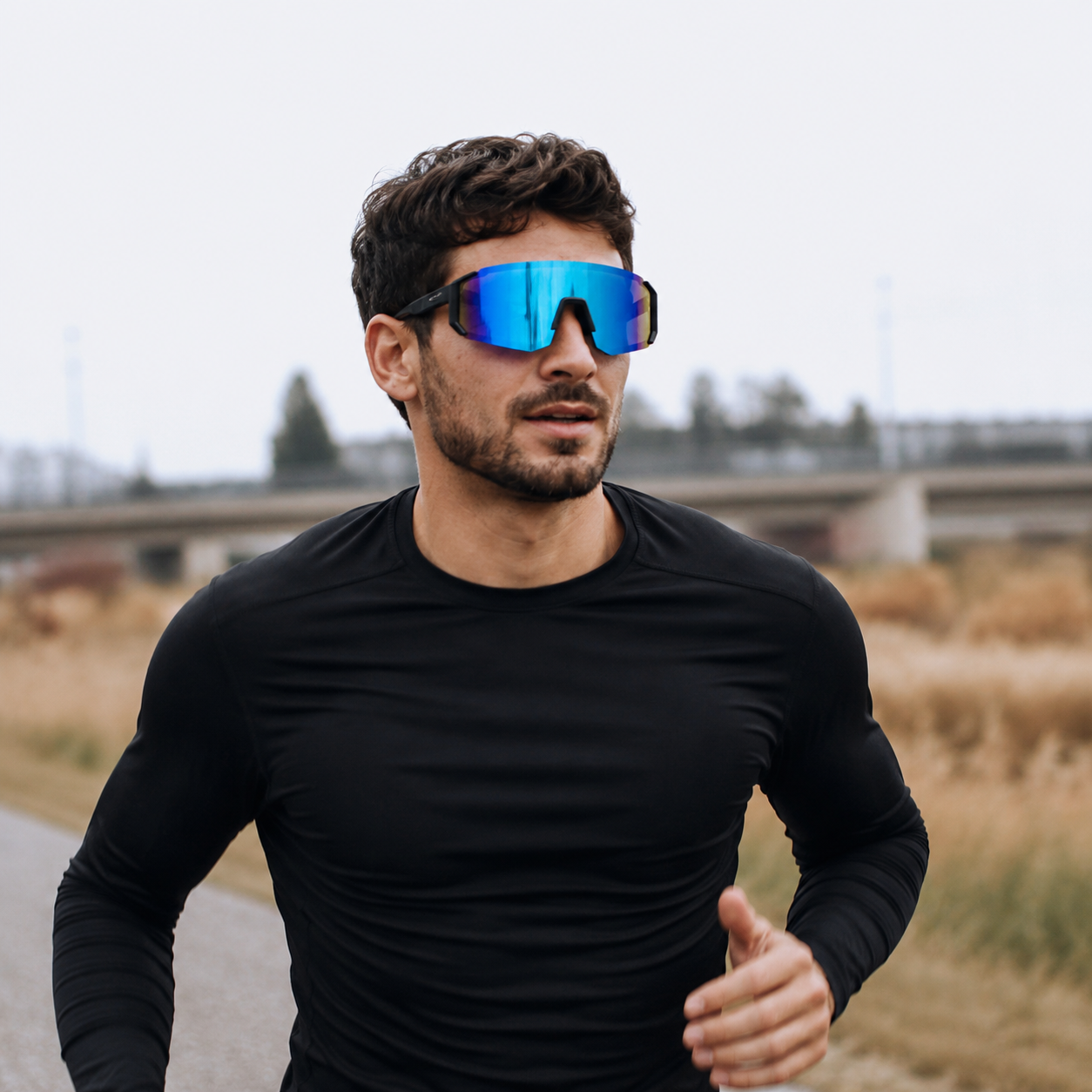 Lunettes de Sport Altitude – Polarisées Miroir Bleues
