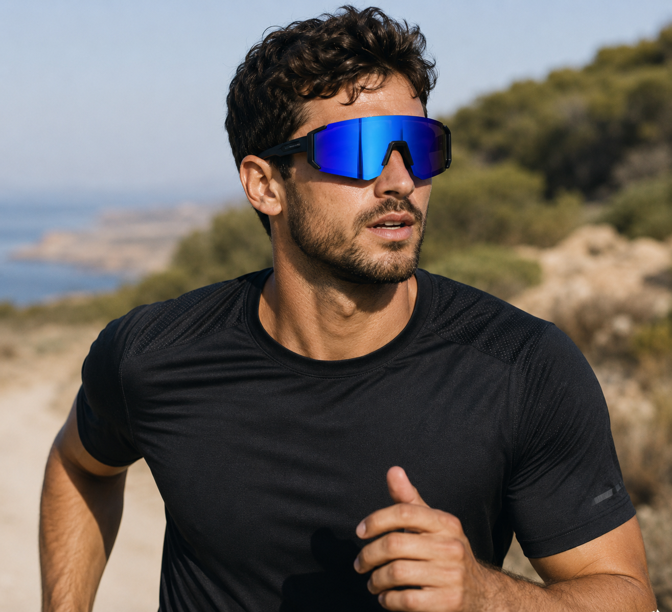 Lunettes de Sport Altitude – Polarisées Miroir Marine