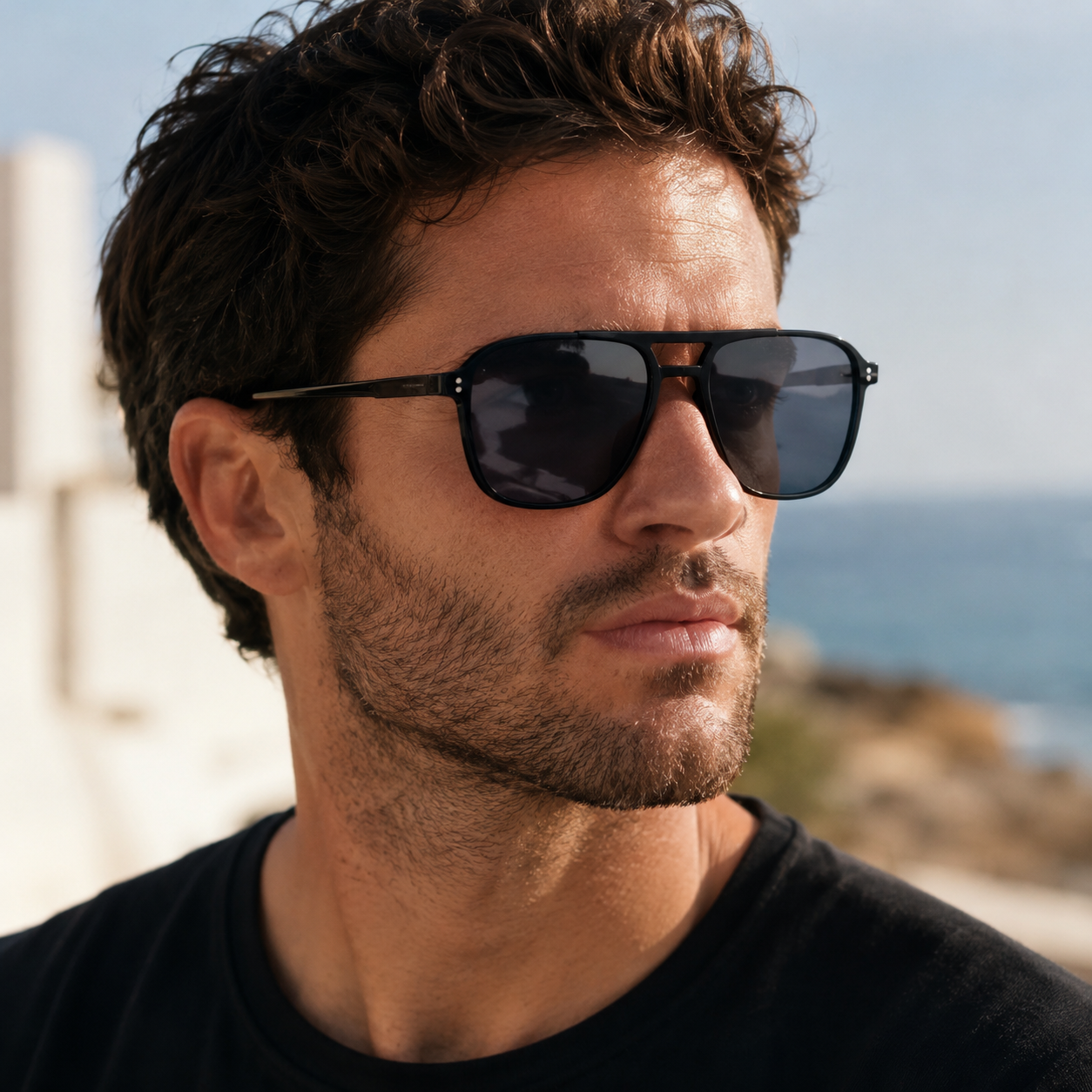Lunettes de Soleil Aviateur - Noires