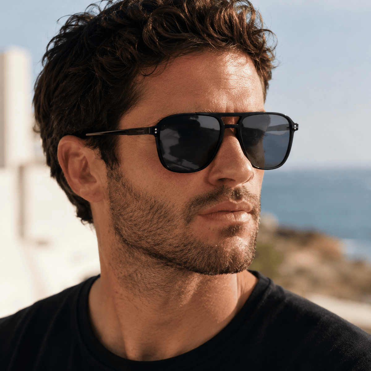 Lunettes de Soleil Aviateur - Noires