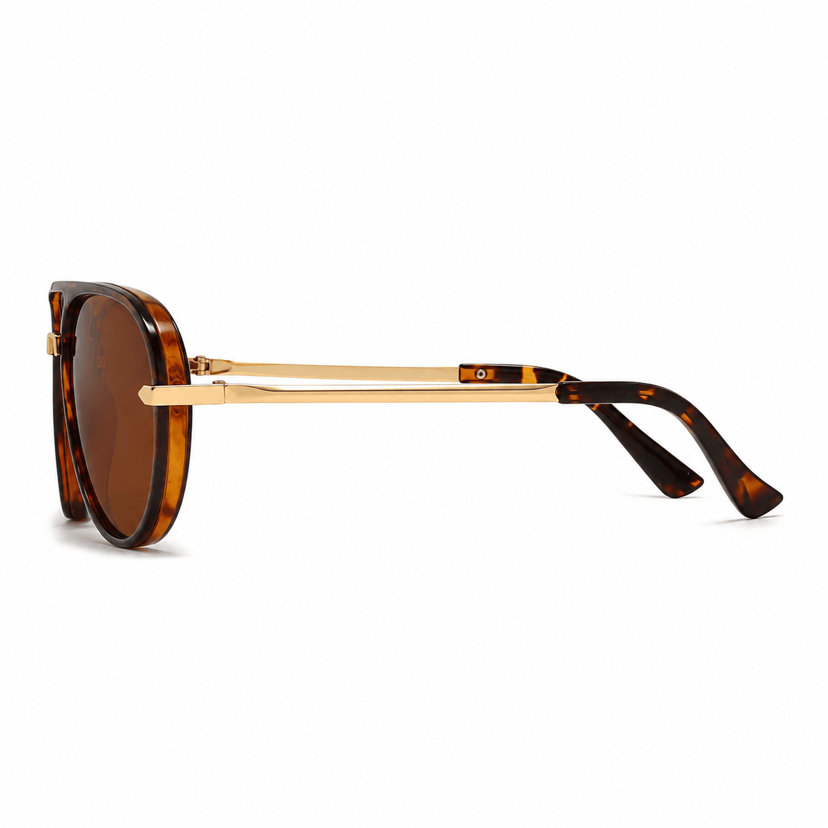 Lunettes de Soleil Aviateur Solena Ecaille profil