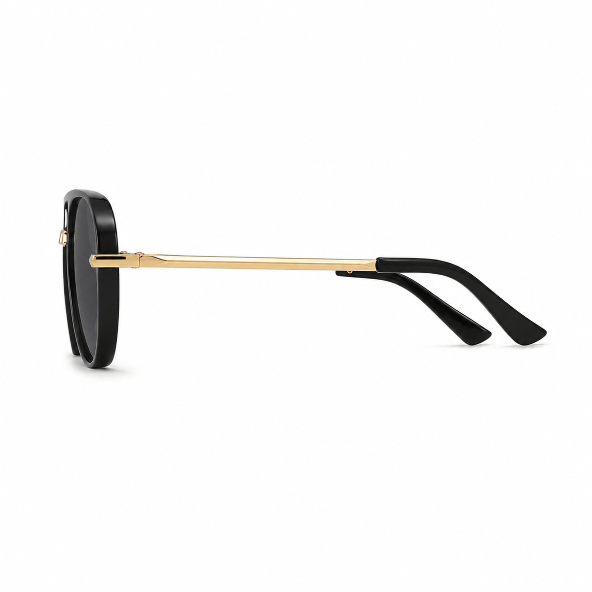 Lunettes de Soleil Aviateur Solena Noir profil