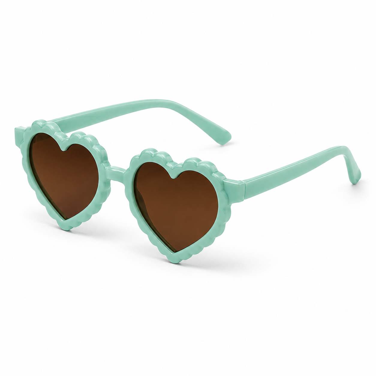 Lunettes de Soleil Enfant - Cœur Turquoise
