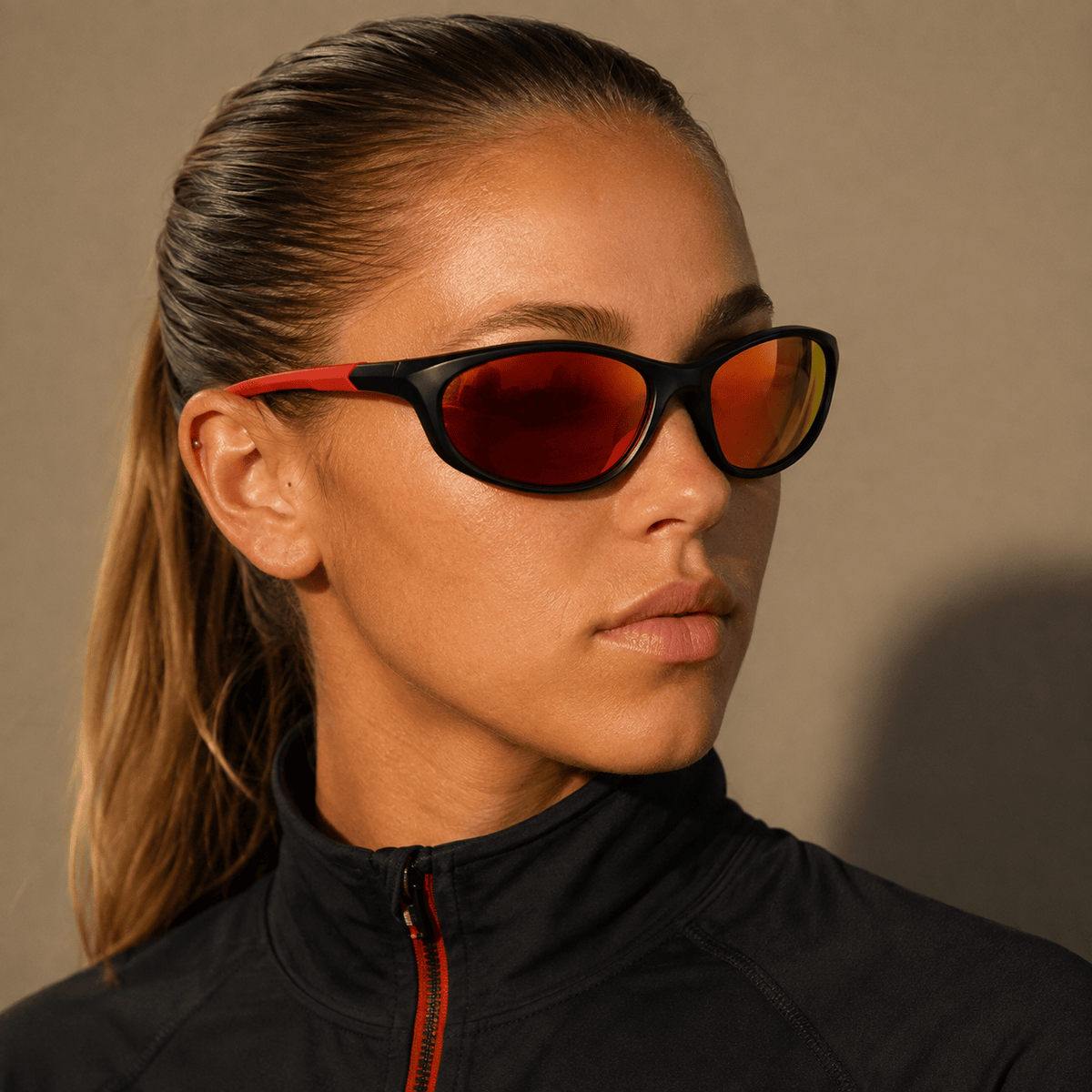 Lunettes de Soleil - Polarisées Rouges