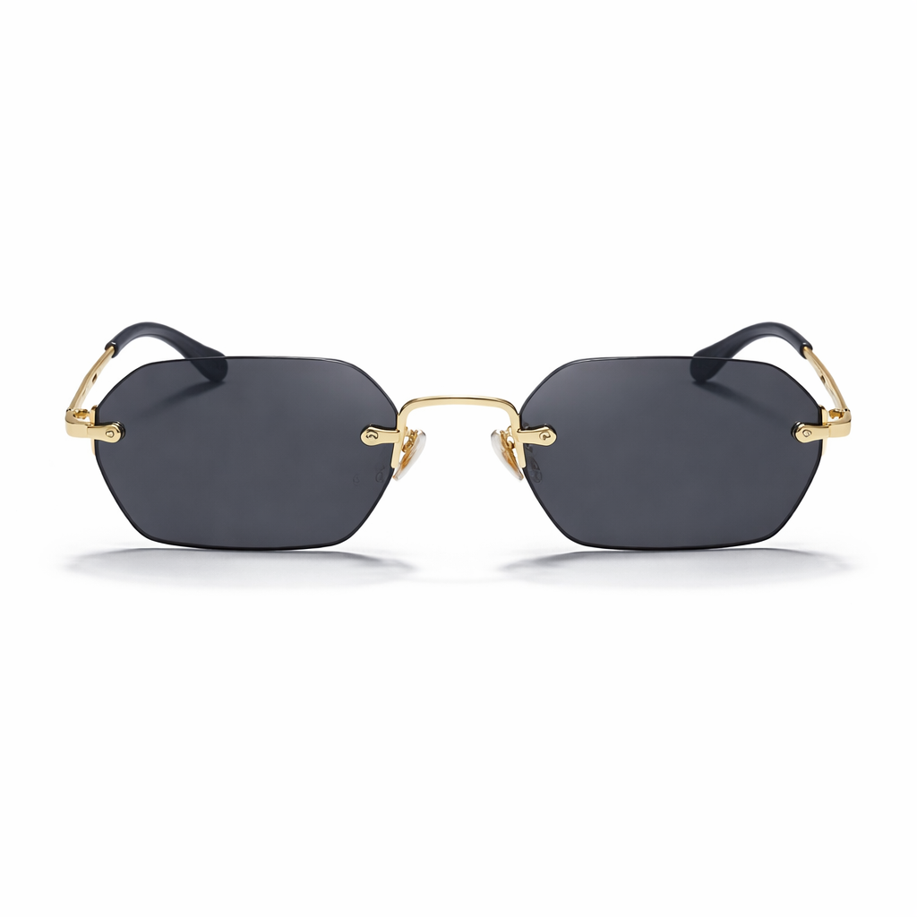 Lunettes de Soleil - Rectangulaires Noires