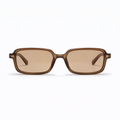 Lunettes de Soleil - Rectangulaire Marron