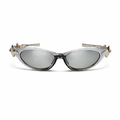 Lunettes de Soleil - Futuristes Spatiales Argentées