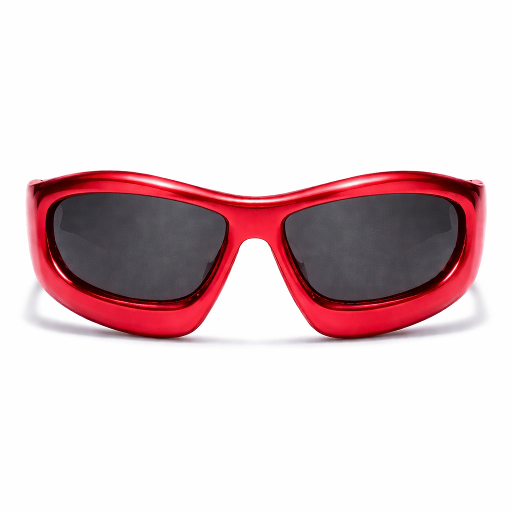Lunettes de Soleil – Nova Rouges Futuristes