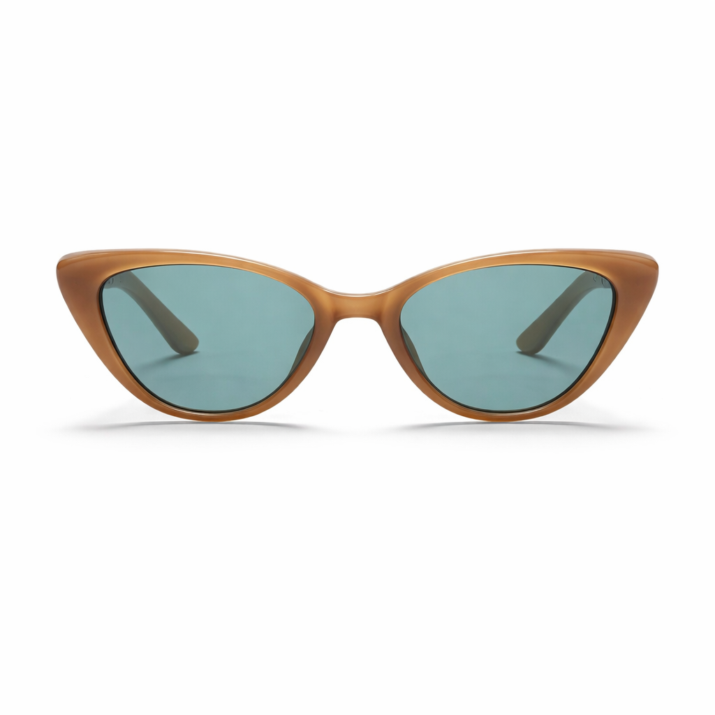 Lunettes de Soleil – Œil de Chat Beige
