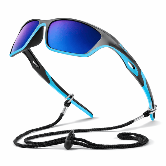 Lunettes de Sport - Polarisées Bleues