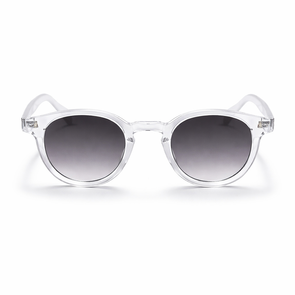 Lunettes de Soleil - Rondes Transparentes