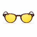 Lunettes de Soleil - Rondes Jaunes