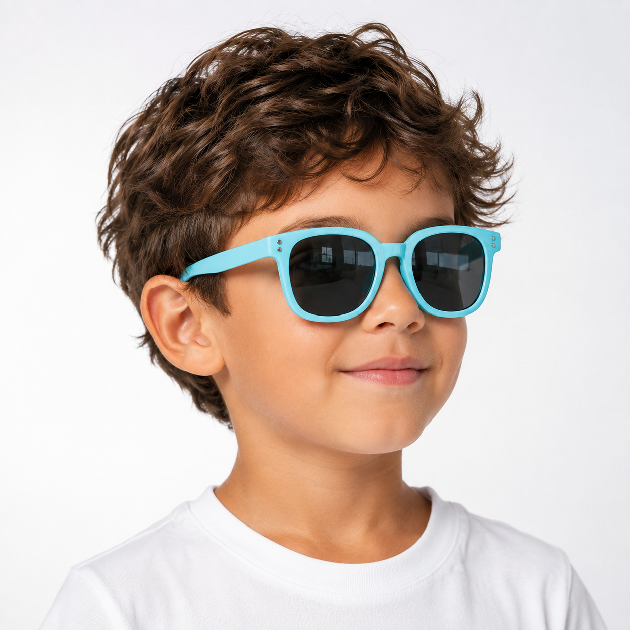 Lunettes de Soleil Enfants - Carré Bleu