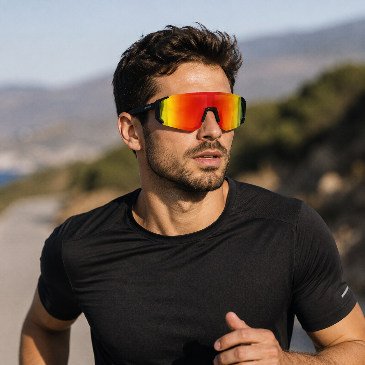 Lunettes de Sport Altitude – Polarisées Miroir Rouge