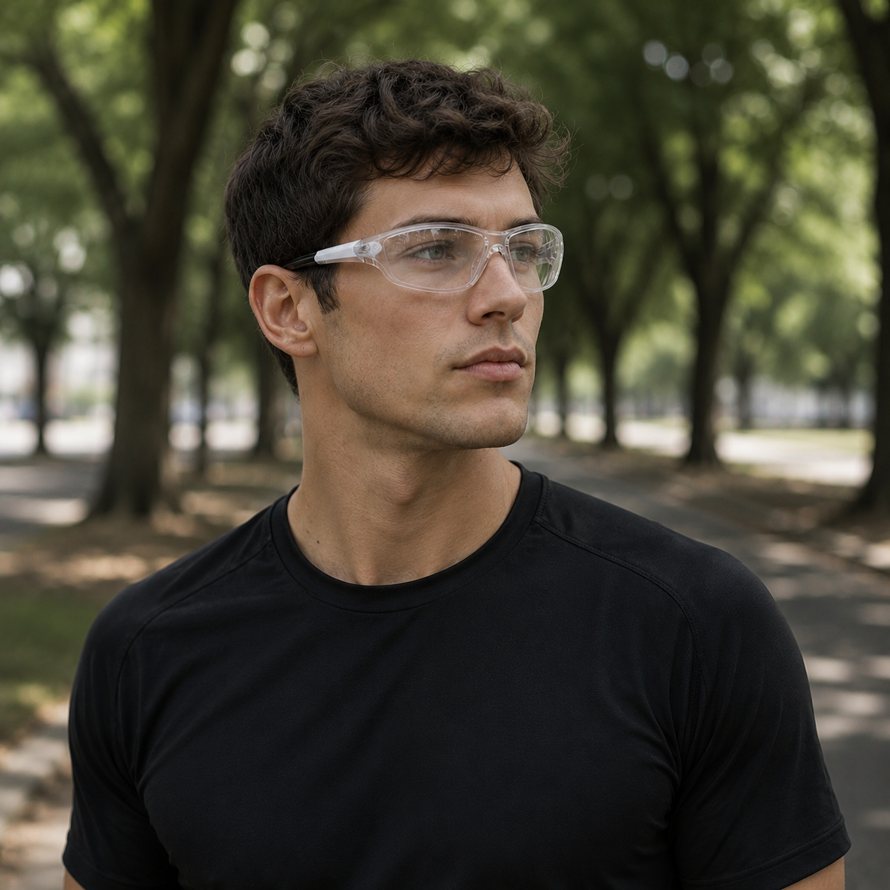 Lunettes de Sport Photochromiques – Blanches
