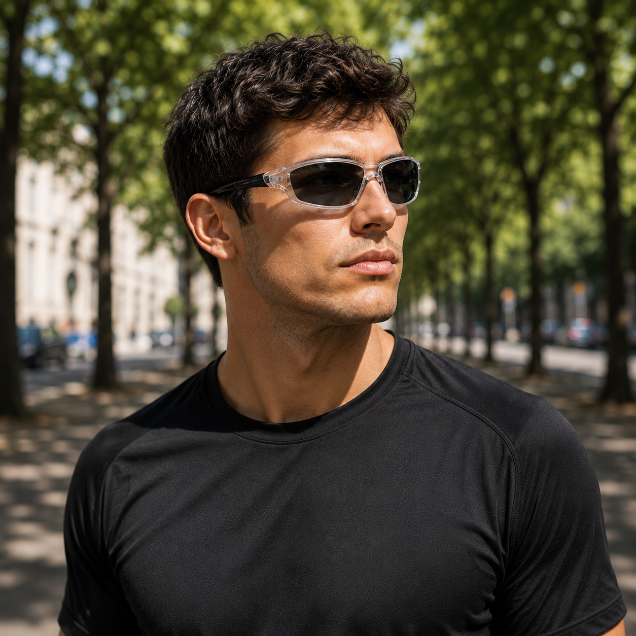 Lunettes de Sport Photochromiques – Noires