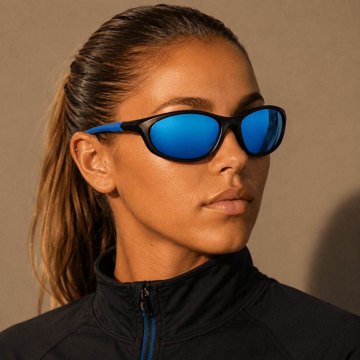 Lunettes de Soleil - Polarisées Bleues