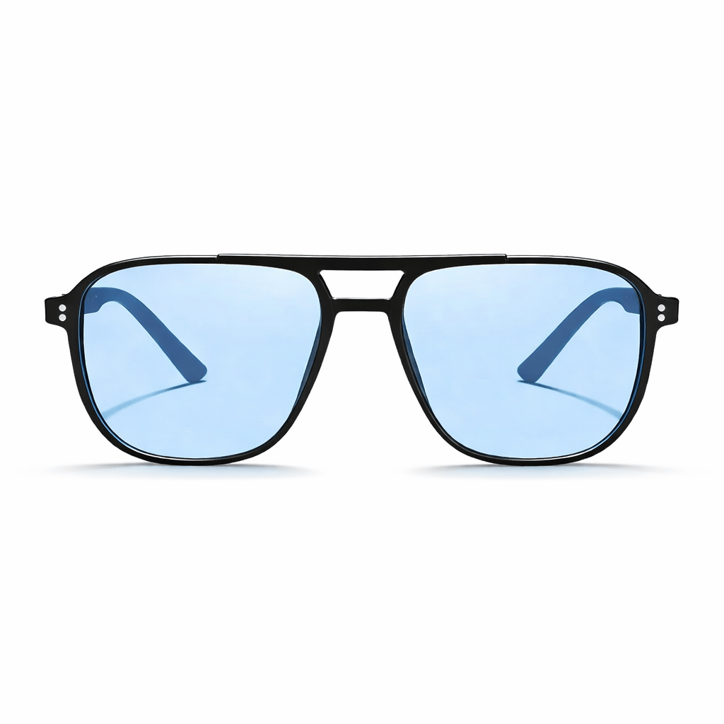 Lunettes de Soleil - Aviateur Bleues