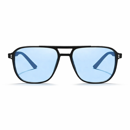 Lunettes de Soleil - Aviateur Bleues