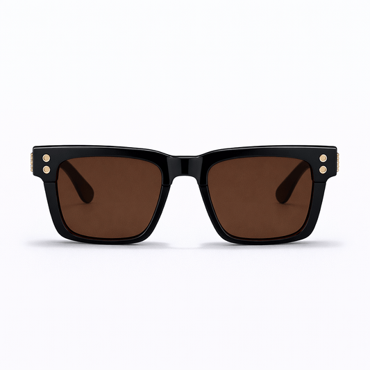 Lunettes de Soleil - Carrées Marron