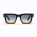 Lunettes de Soleil - Carrées Verres Dégradés Bleu Sable