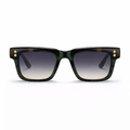 Lunettes de Soleil - Carrées Écaille Verte Verres Dégradés