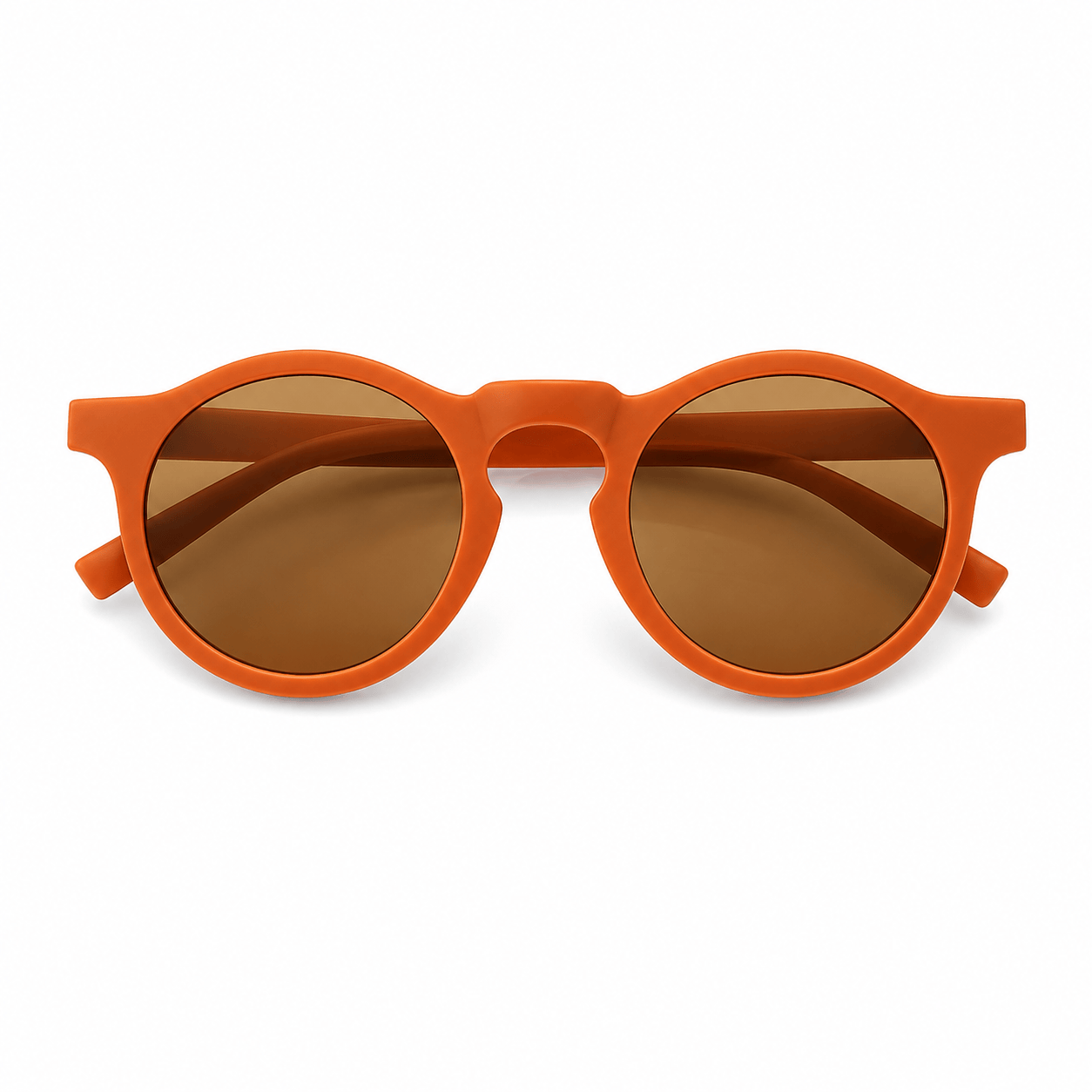 Lunettes de Soleil - Enfant Rondes Oranges