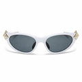 Lunettes de Soleil - Futuristes Spatiales Blanches