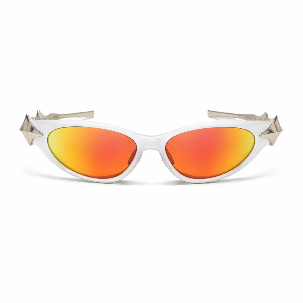 Lunettes de Soleil - Futuristes Spatiales Orange