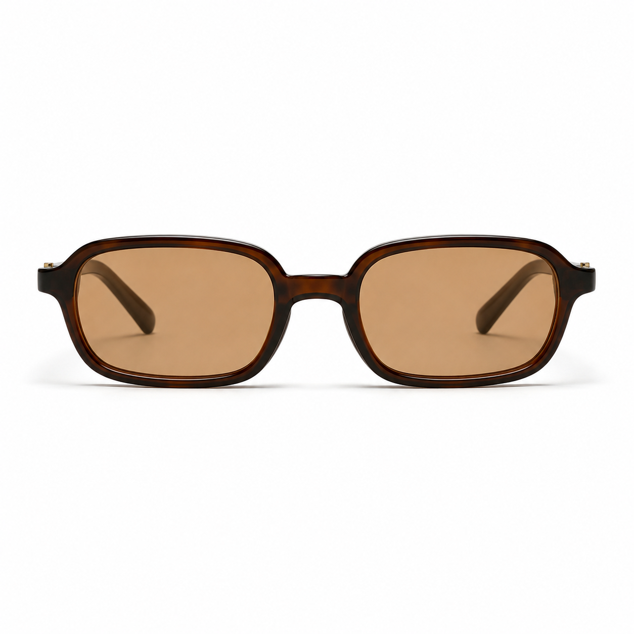Lunettes de Soleil Esmée - Rectangulaires Marrons