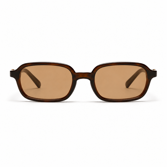 Lunettes de Soleil Esmée - Rectangulaires Marrons
