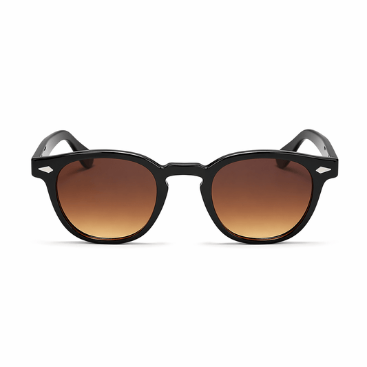Lunettes de Soleil - Rondes Marrons