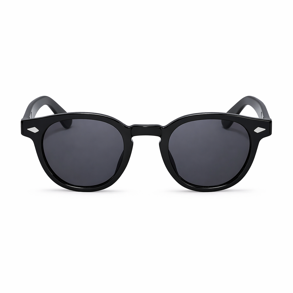 Lunettes de Soleil - Rondes Noires