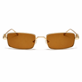 Lunettes de Soleil - Vision Rectangulaires Marron