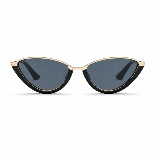 Lunettes de Soleil - Œil de Chat Noires