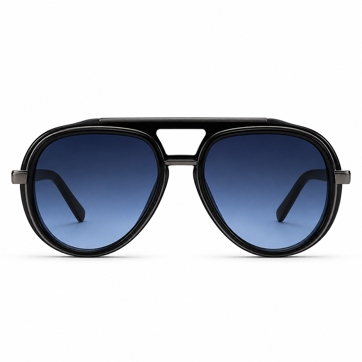 Lunettes de Soleil Aviateur – Noir Bleu Marine