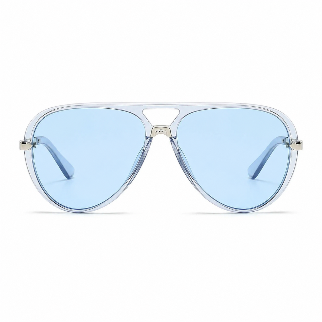 Lunettes de Soleil Aviateur Solena Bleu Cristal