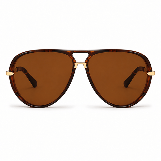 Lunettes de Soleil Aviateur Solena Ecaille