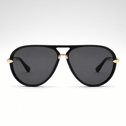 Lunettes de Soleil Aviateur Solena Noir