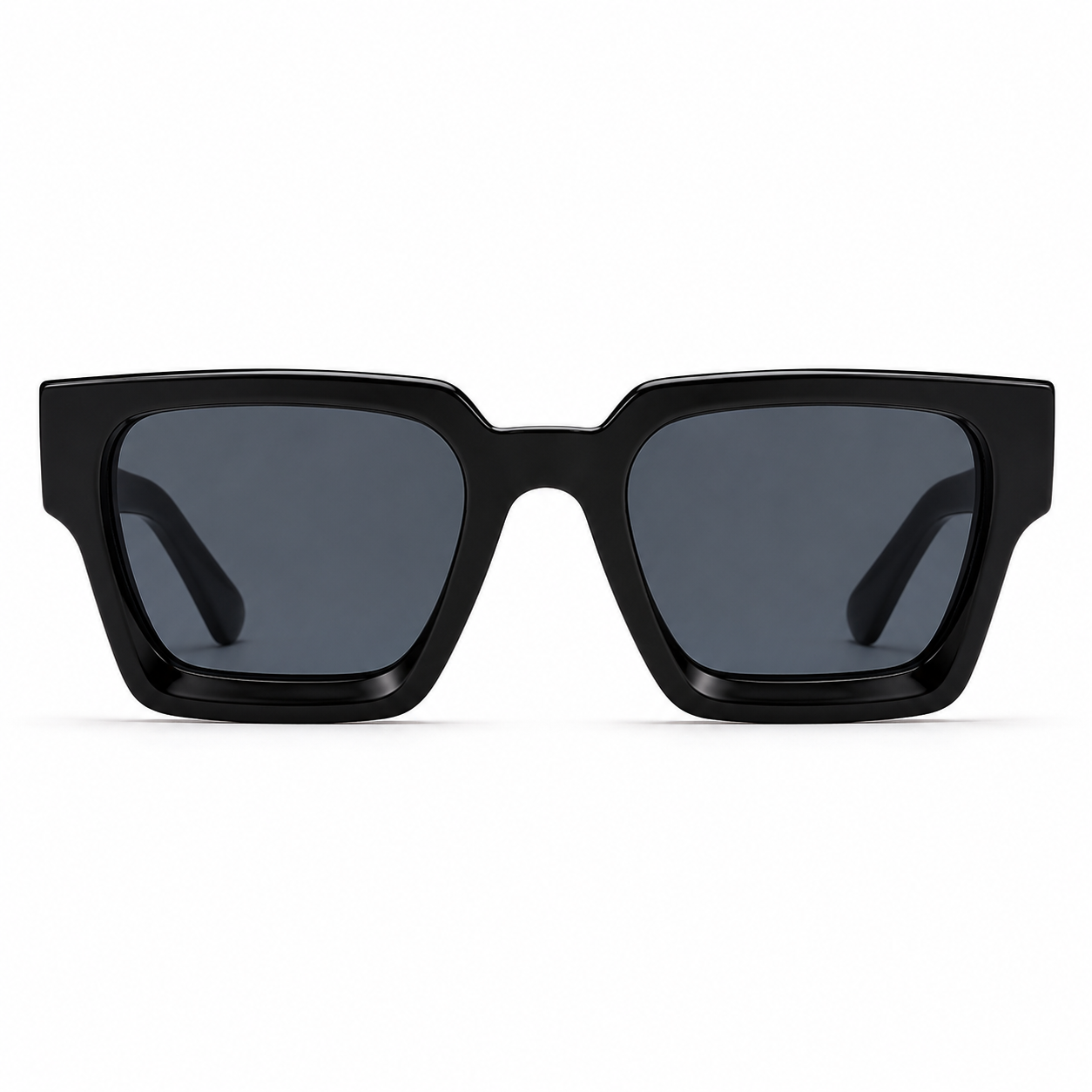 Lunettes de Soleil Carrées Thick - Noires