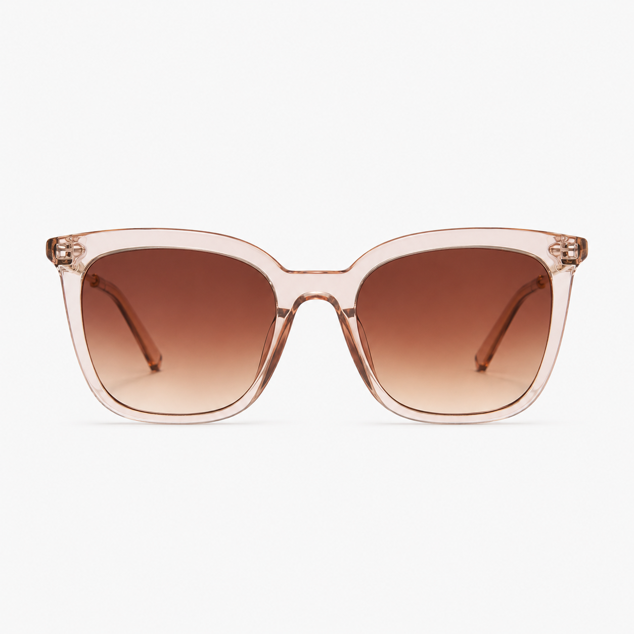 Lunettes de Soleil Carrée - Tressée Nude