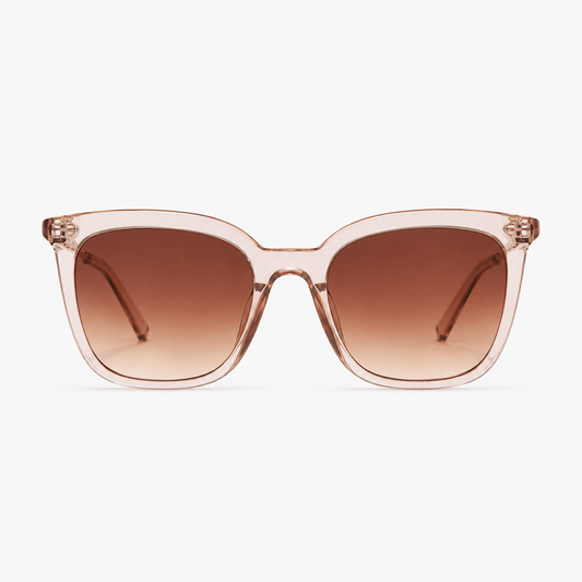 Lunettes de Soleil Carrée - Tressée Nude