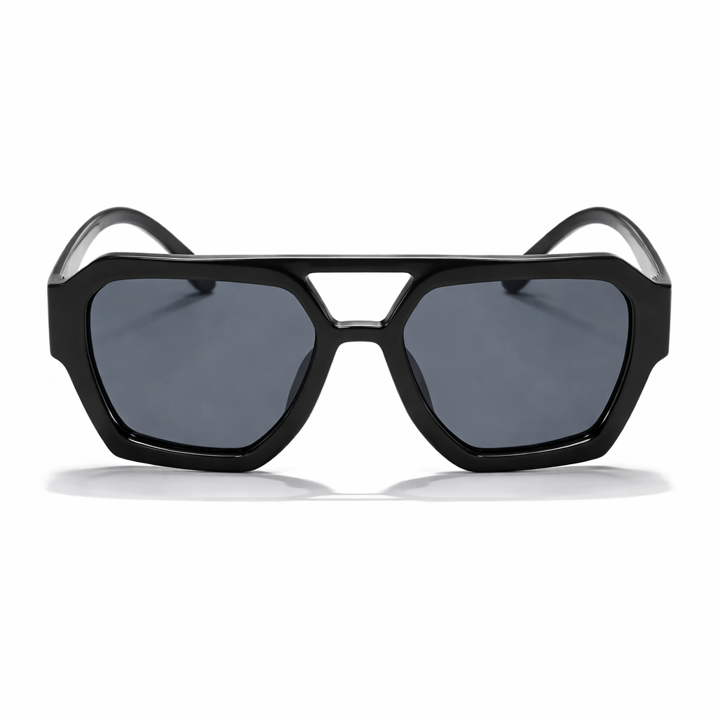 Lunettes de Soleil – Carrées Oversize Noires