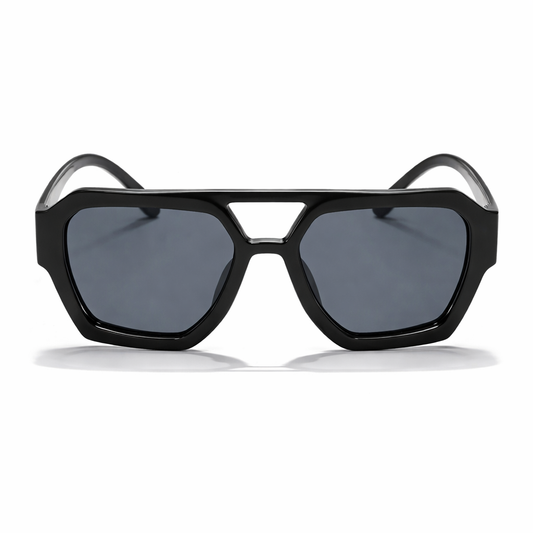 Lunettes de Soleil – Carrées Oversize Noires