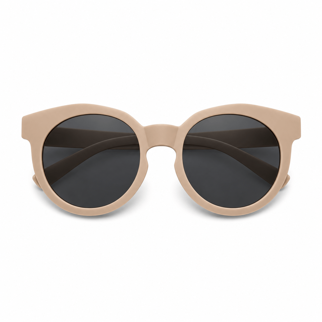 Lunettes de Soleil - Enfant Rondes Marrons
