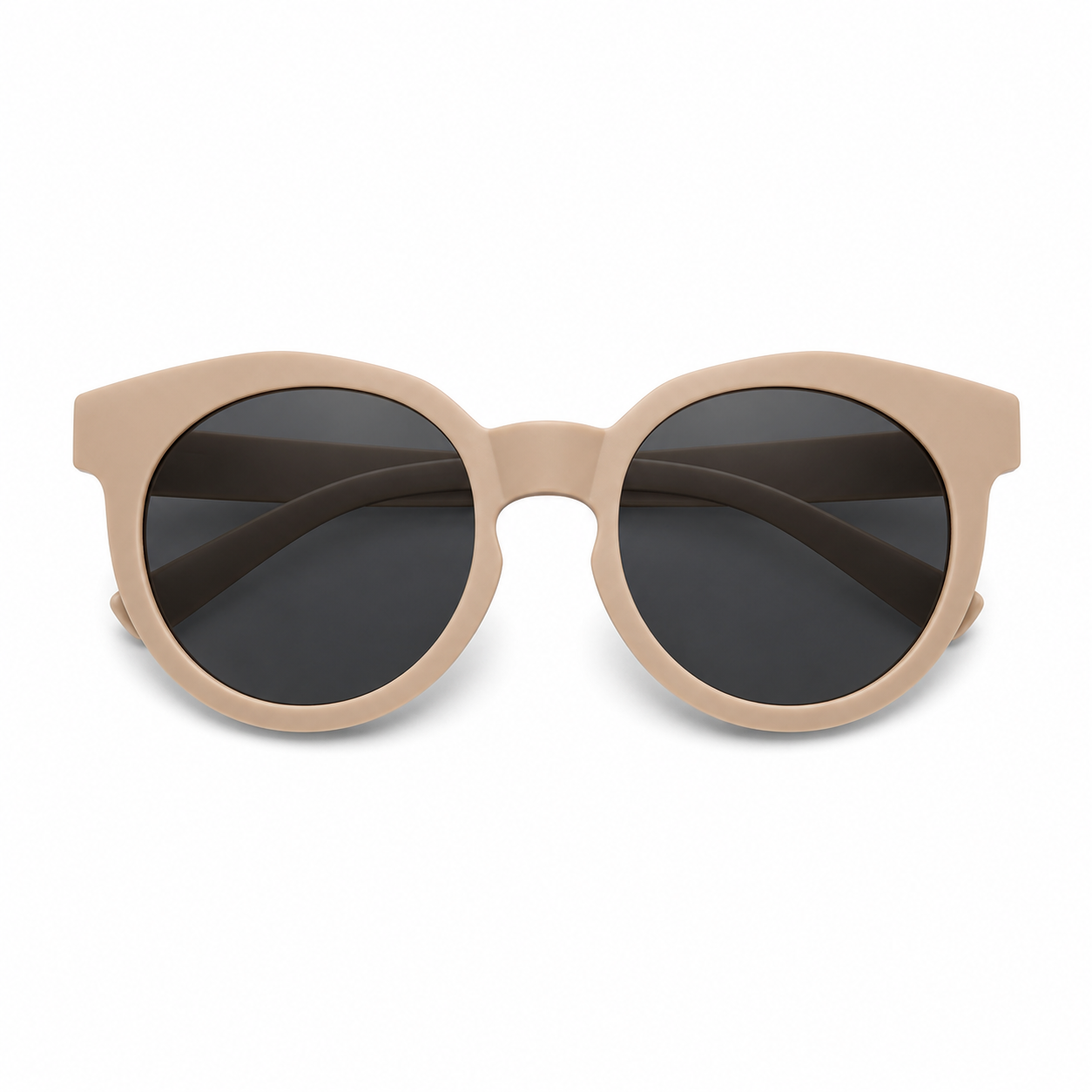 Lunettes de Soleil - Enfant Rondes Marrons