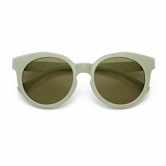 Lunettes de Soleil - Enfant Rondes Vertes