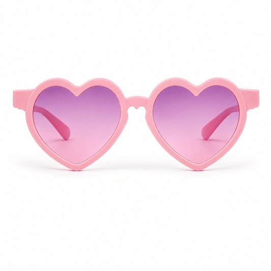 Lunettes de Soleil Enfant - Cœur Rose